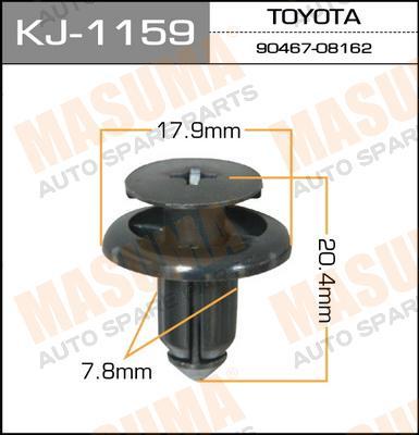 Пистон (клипса крепежная пласт.) KJ-1159