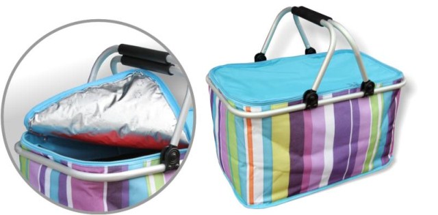 Сумка-термос складная 65*34*30 см, из полиэстера