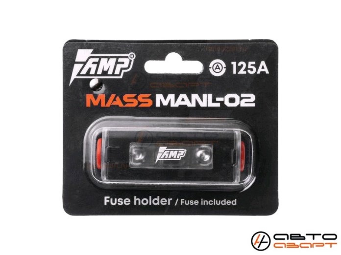 Держатель предохранителя ANL вход/выход 4/8GA с предохранителем 125А