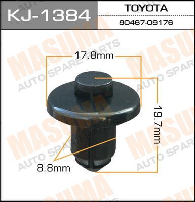 Пистон (клипса крепежная пласт.) KJ-1384