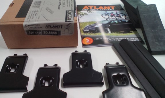 Комплект адаптеров Atlant 8856 ТагАЗ Тагер (3, 5 дверей), UAZ Patriot (5-dr SUV) 05-14,  15-... без рейл.