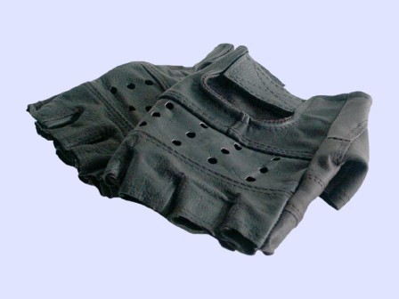 Перчатки БАЙКЕР №1 кожа (M)