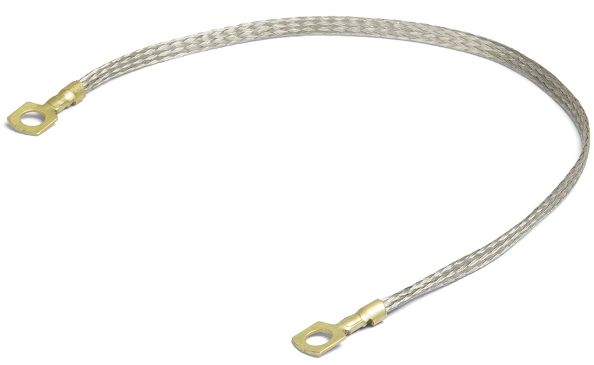 Провод массы плетенка 400мм. медная с покрытием