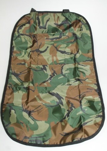 Защита спинки переднего сиденья (от грязной обуви детей) органайзер (цвет-хаки)