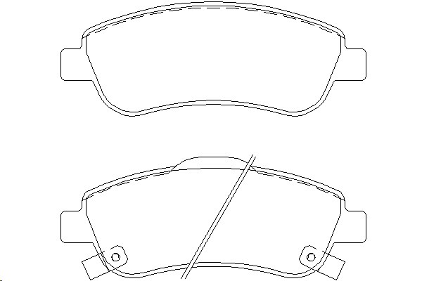 Колодки тормозные Honda CR-V 07=) передние