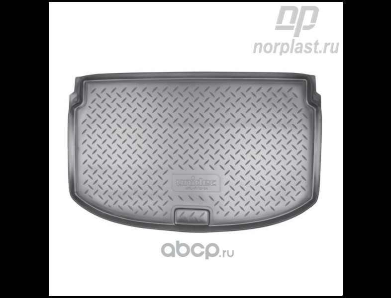 Коврик багажника для Chevrolet Aveo (Шевроле Авео) Хэтчбек (2011-) NPL-P-12-04