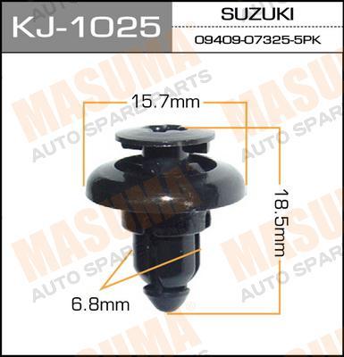 Пистон (клипса крепежная пласт.) KJ-1025