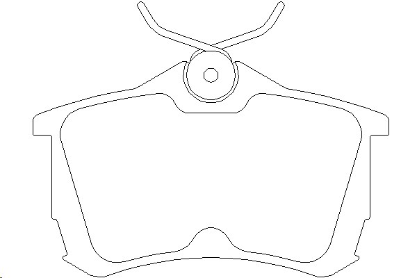 Колодки тормозные Honda Accord VIII 03=) задние