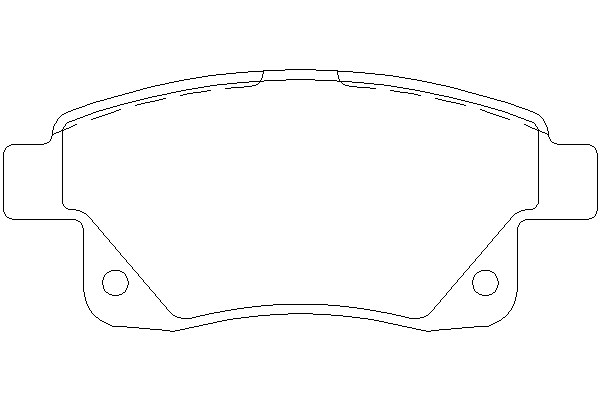Колодки тормозные Ford TRANSIT 2006=) задние