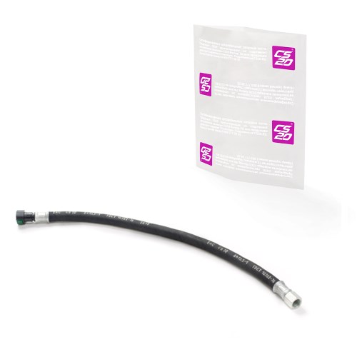 Шланг топливный для ВАЗ 2123 Шеви-Нива инжектор (клипса+гайка) длинный, к рампе