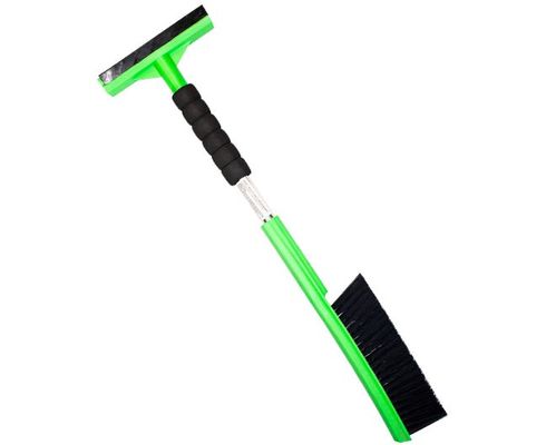 Щетка для снега со скребком, водосгоном и мягкой ручкой 53см