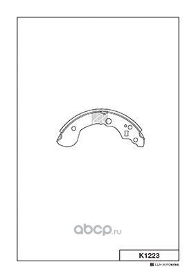 Колодки тормозные задние бараб.