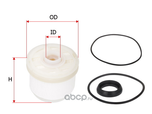 Фильтр топливный TOYOTA HILUX 2.5 2010 -   TOYOTA HILUX 3.0 2006 -   TOYOTA HILUX 3.0 2007 -