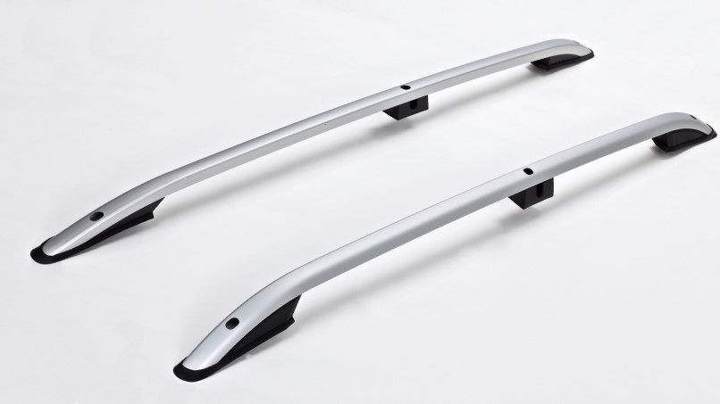 Рейлинги продольные на крышу Mazda CX-9 2006-2017 г.в. серебристый