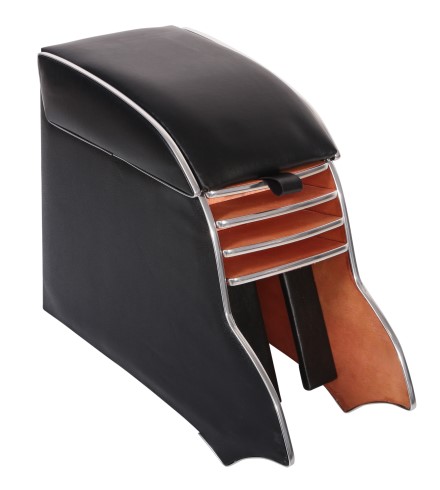 Подлокотник 2121 Нива ЛЮКС декор дерево черный AZARD