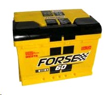 Аккумулятор 6СТ 60Ah пп(+,-) FORSE  640А /низкий /LB 2/1)