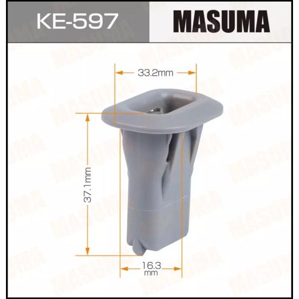 Клипса автомобильная (автокрепеж) MASUMA KE597