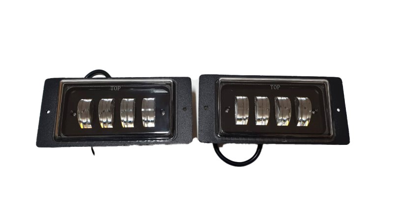 Фары п/туманные 2110, 2115 4 LED 18W 10-30V 174*84*58 белый, встраиваемая (2 шт)