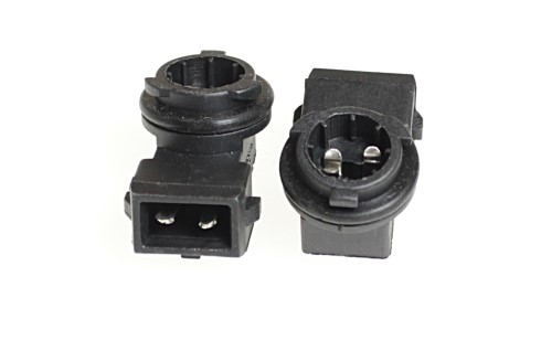 Патрон под лампу W5W Т10 (тип 1) Г-обр., пластик