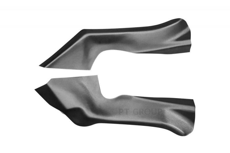 Накладки на ковролин RENAULT Logan /Sandero/ Sandero Stepway 2014- тоннельные (2 шт) (ABS)