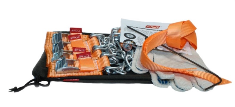 Комплект браслетов противоскольжения  4WD  R12-R15 4шт. (+мешке+перч.)