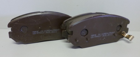 Колодки тормозные передние Sonata NF 16  04--, Grandeur 16  05-- Tucson