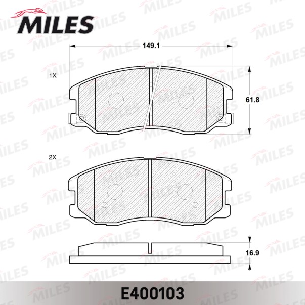 Колодки тормозные (Смесь Low-Metallic) CHEVROLET CAPTIVA