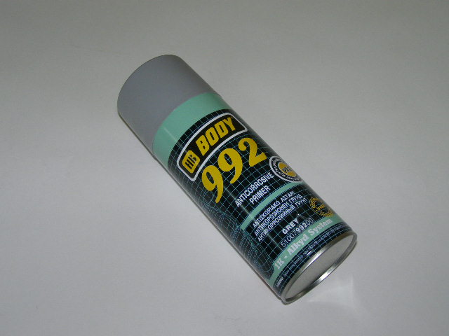 Грунтовка BODY 992 черная 400мл антикор. аэроз.