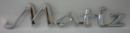 Эмблема  MATIZ   надпись