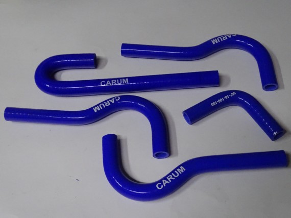 Патрубок печки Г-3302 Бизнес дв. Cummins/ (5 шт) силикон