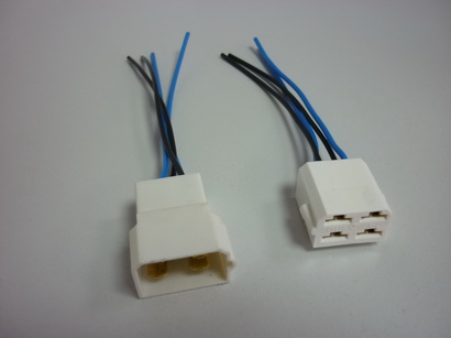 Разъем (колодка) соединит. на 4 клеммы с провод. (мама+папа)