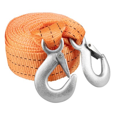 Трос буксировочный (лента) SKYWAY  5т. 5м. 2 крюка в пакете