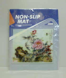 Коврик на панель приборов противоскользящий  Японская роза  (18*15)