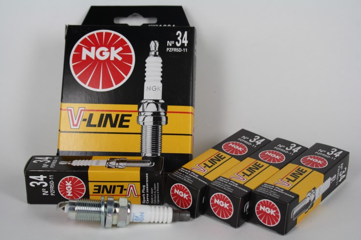 Свеча NGK  V-Line №34 (PZFRD-11)  Ford,Skoda, VW