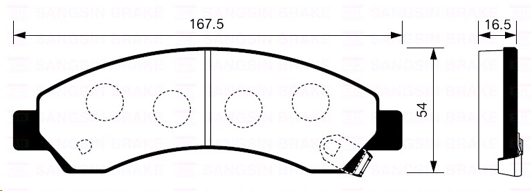 Колодки тормозные GREAT WALL HOVER передние