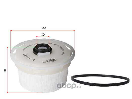 Фильтр топливный Toyota Land Cruiser 200 4.5D Lexus LX450D дизель