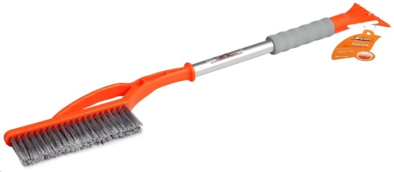 Щетка для снега со скребком с распушенной щетиной (75 см)