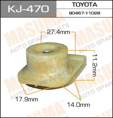 Пистон (клипса крепежная пласт.) KJ-470