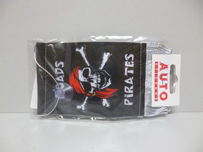 Вымпел  Пиратский флаг с бахромой  (8,5*12см)