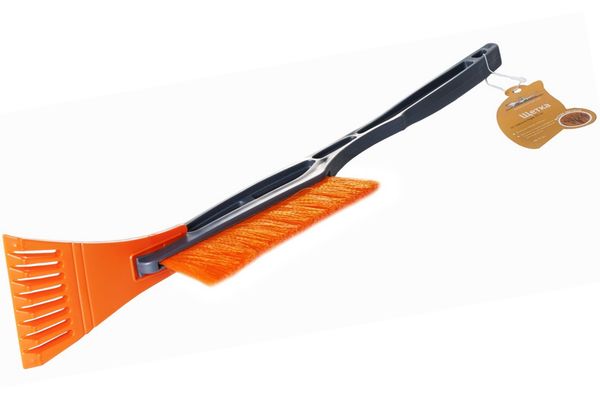 Щетка для снега cо скребком 53 см.