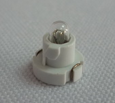 Лампа KOITO 12V W 40mA D=3,0мм с белым патроном