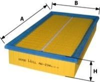 Фильтр воздушный MB E-CLASSE, Daewoo Musso
