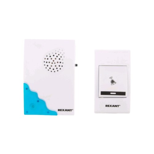 Звонок дверной беспроводной белый 32 мелодии (дальность действия 100м) RX-1