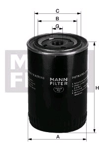 Фильтр масляный Mann W719/4