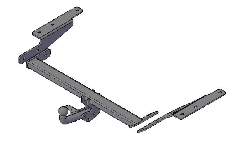 Фаркоп Honda CR-V  с 2007 по 2011 г. в.