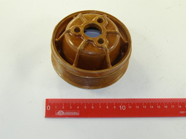 Шкив насоса водяного ЗМЗ-406 текстолит.