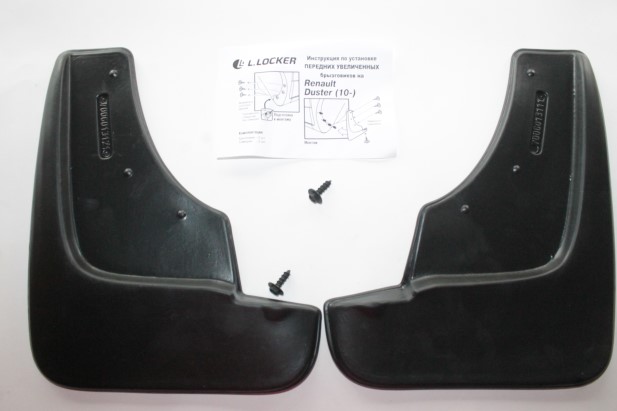 Брызговики Renault Duster передние увелич. 10- (2шт.)