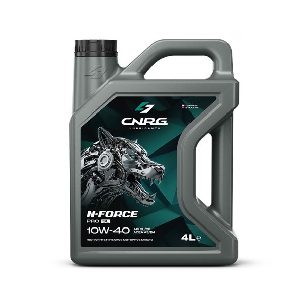Масло моторное CNRG N-Force Pro SL 10W40 ACEA A3/B4, API SL/CF п/синт.   (4л)