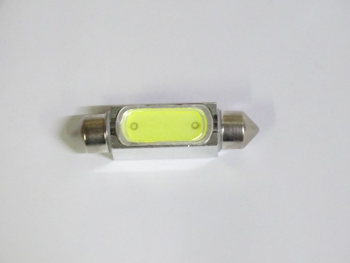 Лампа салонная 12V C3W 1 COB 41мм радиатор