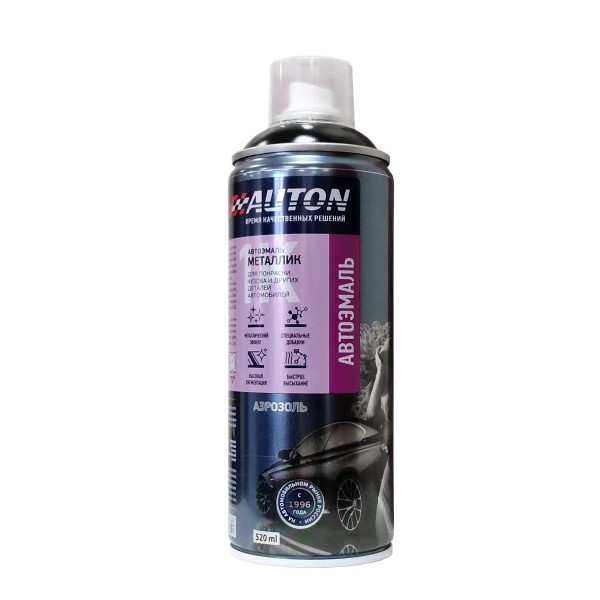 Краска-спрей АВТОН (эмаль) номерная 419 Опал металлик 520 мл